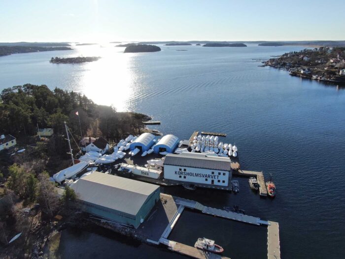 The shipyard (the marina) Korsholmsvarvet chose a fast solution