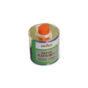 En burk PVC-lim, Plastigum 77. Används för att laga PVC-duk eller presenningar.